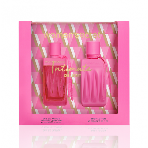 From Secret, the Intimate Delight collection (Eau de Parfum 100ml + Body Lotion 200ml)