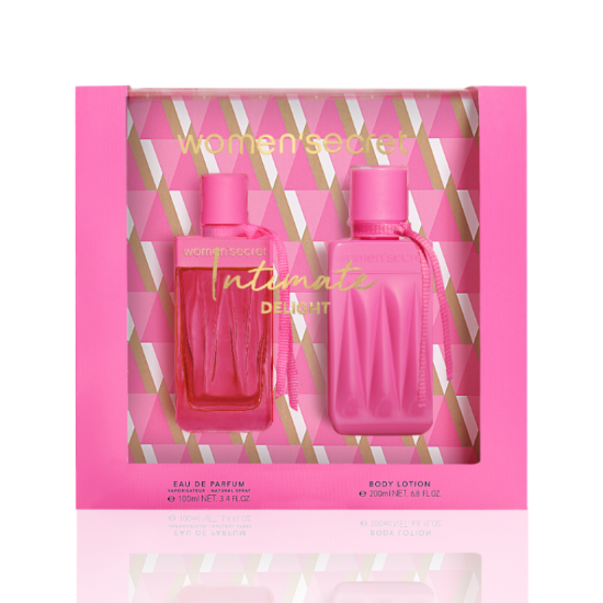 From Secret, the Intimate Delight collection (Eau de Parfum 100ml + Body Lotion 200ml)