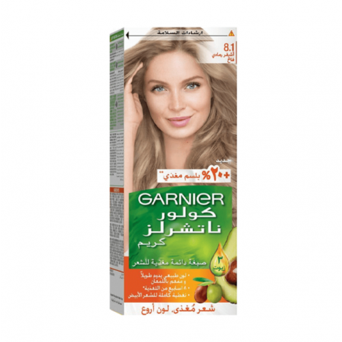 صبغة كولور ناتشرلز كريم من غارنييه- اشقر فاتح رمادي