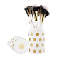 BH Cosmetics Dot Collection White Brush Set - 11 Pieces