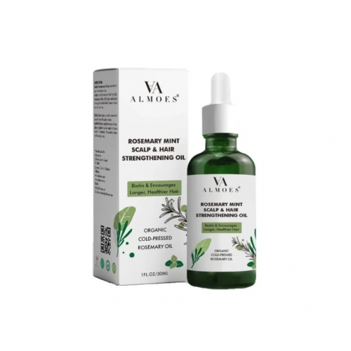 ألموس - زيت إكليل الجبل والنعناع لتقوية الشعر وفروة الرأس