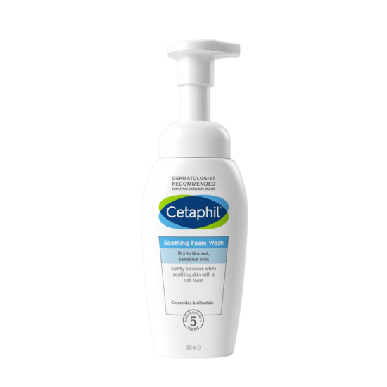 Cetaphil Soothing Foaming Facial Wash, Foaming Cleanser with Ceramides...