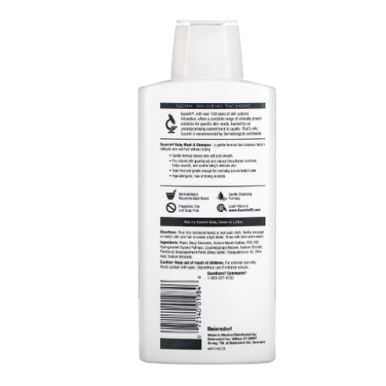Eucerin Baby Wash & Shampoo - 400 ml