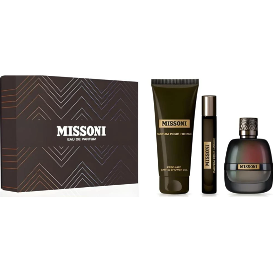 Missoni Pour Homme for Men Eau de Parfum 100ml + 10ml + SG 150ml