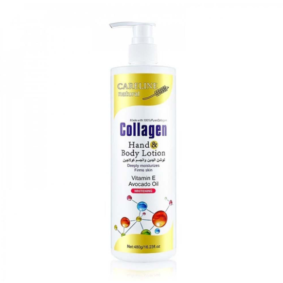Collagen Hand & Body Lotion with Avocado Oil for Skin Whitening 480g