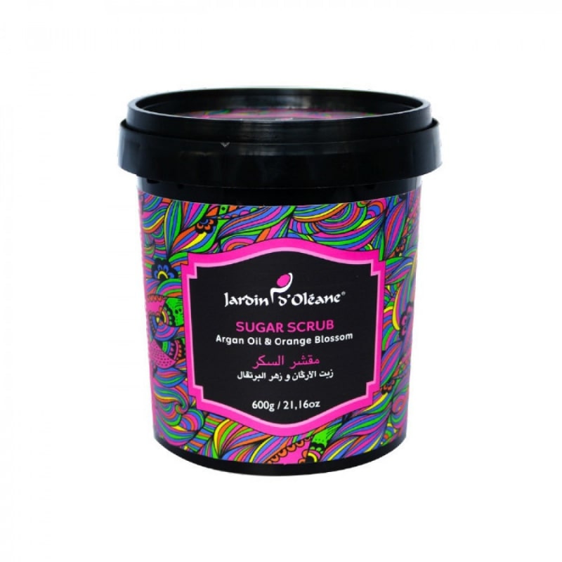 جاردن اوليان مقشر السكر بزيت الارغان وزهر البرتقال – 600جرام جاردن اوليان مقشر السكر بزيت الارغان وزهر البرتقال – 600جرام