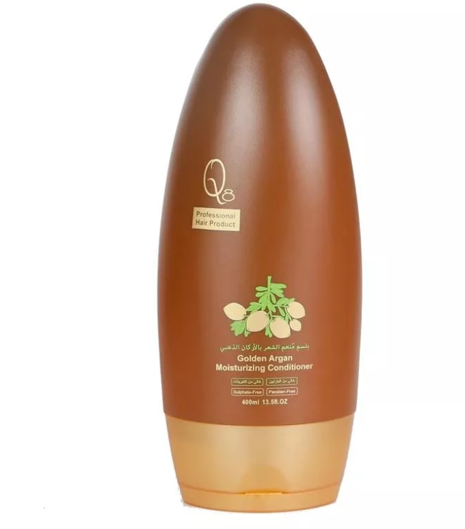 Q8 بلسم مُنعم الشعر بالأركان الذهبي – 450 مل