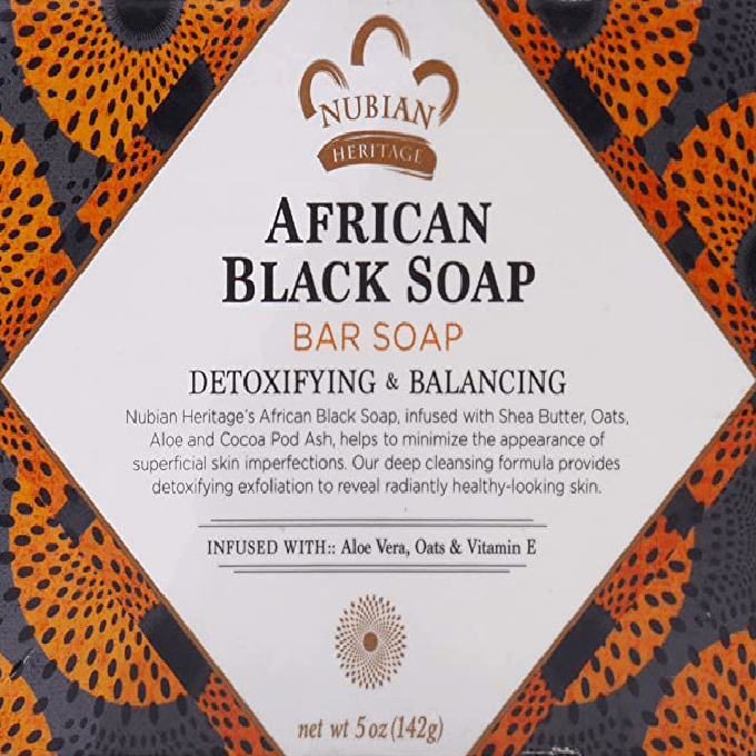 صابون أسود أفريقي من نوبيان هيرتيج - 142غ