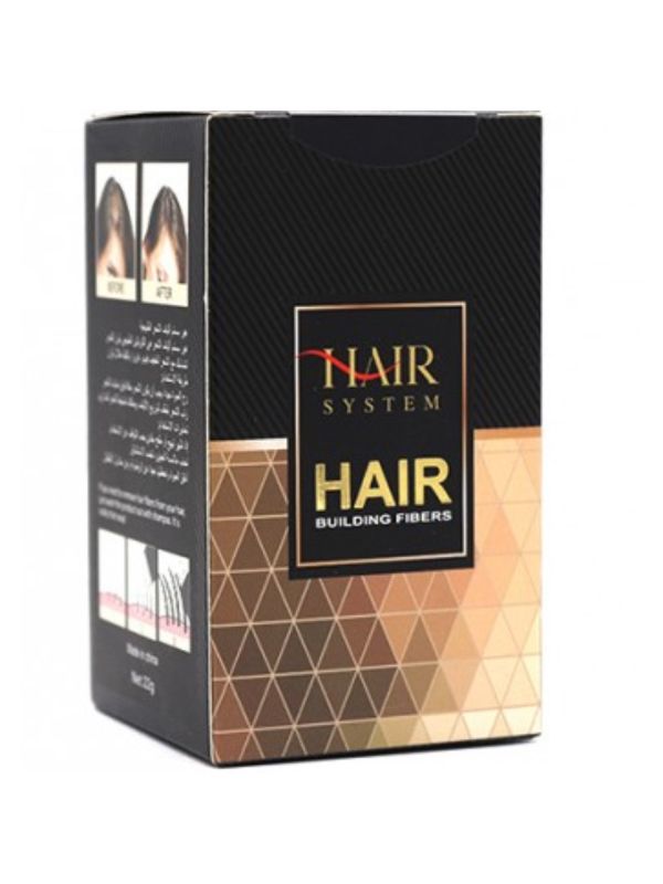 بودرة بناء الشعرمن هير سيستيم - اسود