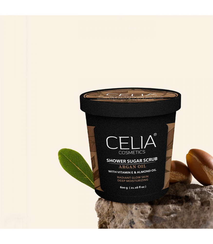 مقشر السكر الرغوي بزيت الارجان من سيليا 600ج مقشر السكر الرغوي بزيت الارجان من سيليا 600ج