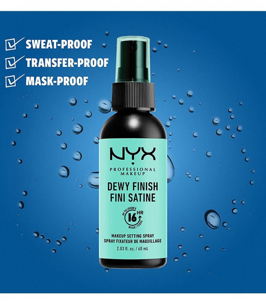  بخاخ تثبيت المكياج ديوي فينش من نيكس شفاف 60مل