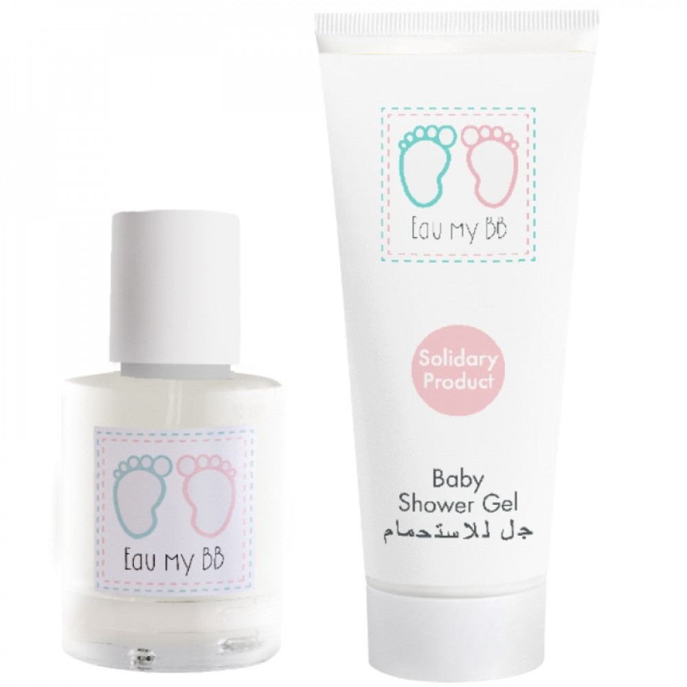 أو ماي بيبي مجموعة هدايا للأطفال (أو دو تواليت 30 مل + جل للأستحمام 70 مل)