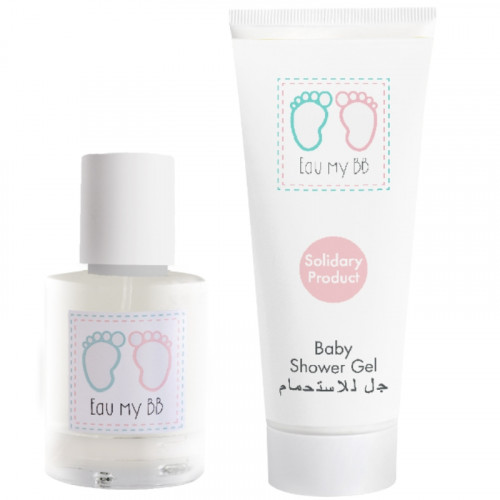 أو ماي بيبي مجموعة هدايا للأطفال (أو دو تواليت 30 مل + جل للأستحمام 70 مل)