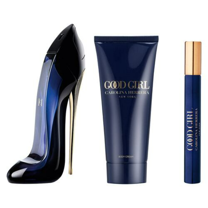 كارولينا هيريرا مجموعة جود جيرل (عطر أو دو بارفان 80 مل + أو دو بارفان 10مل + لوشن للجسم 100مل) كارولينا هيريرا مجموعة جود جيرل (عطر أو دو بارفان 80 مل + أو دو بارفان 10مل + لوشن للجسم 100مل)