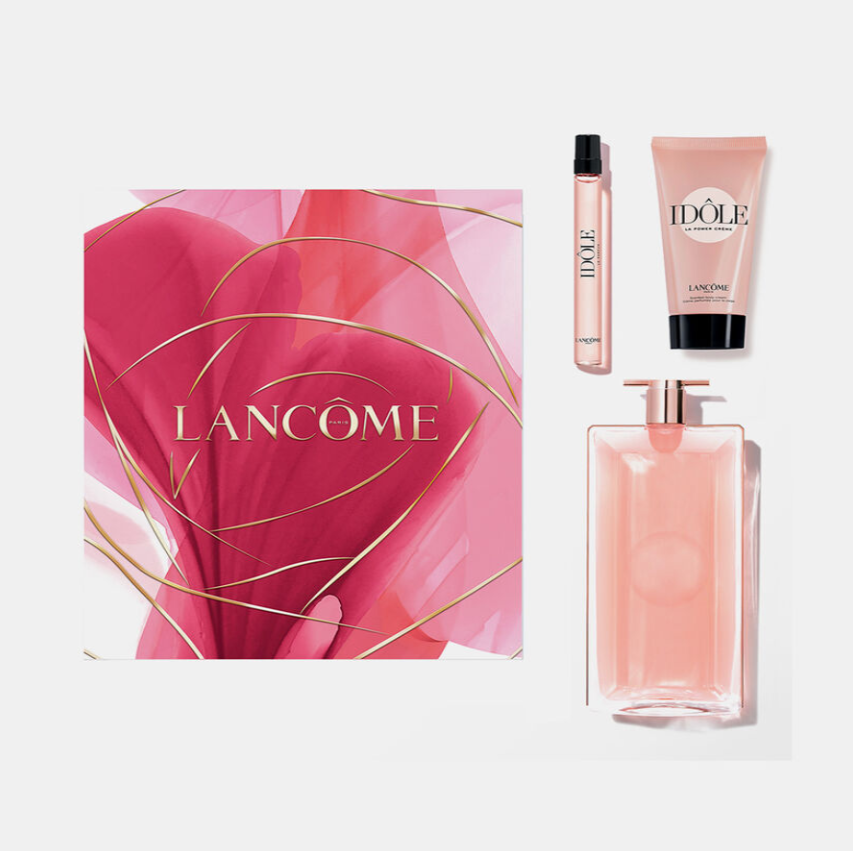 لانكوم مجموعة ايدول (عطر أو دو بارفان 100مل+ أو دو بارفان 10مل+ لوشن للجسم 50مل)