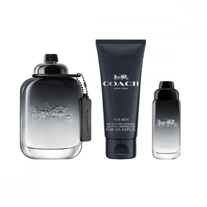 مجموعة كوتش (عطر أو دو تواليت 100مل + 10مل + جل للأستحمام 100 مل)