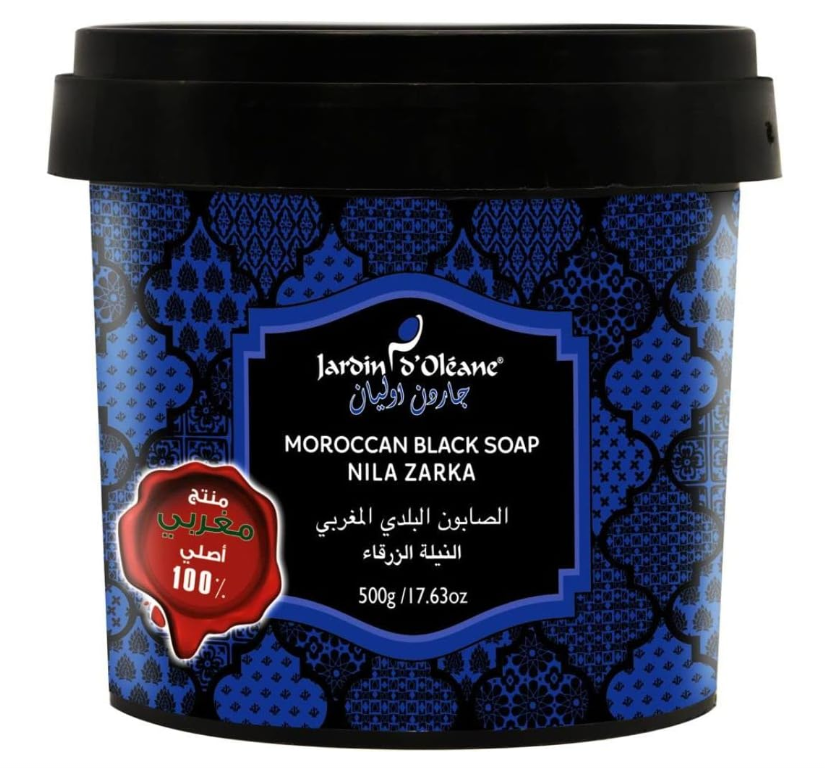 صابون بلدي مغربي بالنيلة الزرقاء من جاردن اوليان – 500 جرام