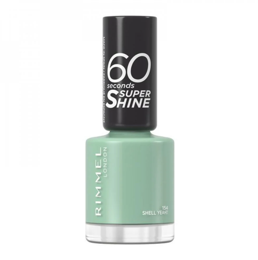 ريميل 60 ثانية سوبر شاين طلاء اظافر رقم 154