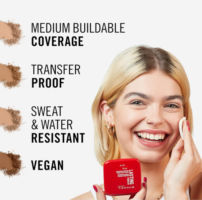 ريميل لاستينج فينيش بودره رقم 004