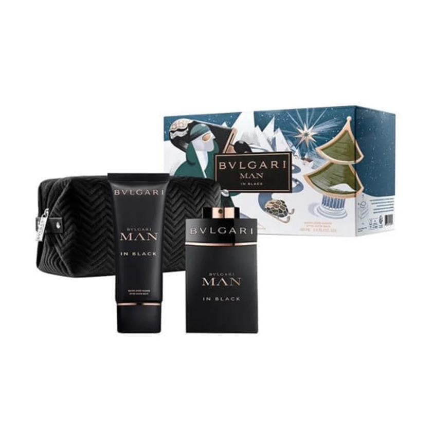 مجموعة بولغاري مان ان بلاك للرجال او دي برفيوم 100 مل + جل بعد الحلاقه 100 مل