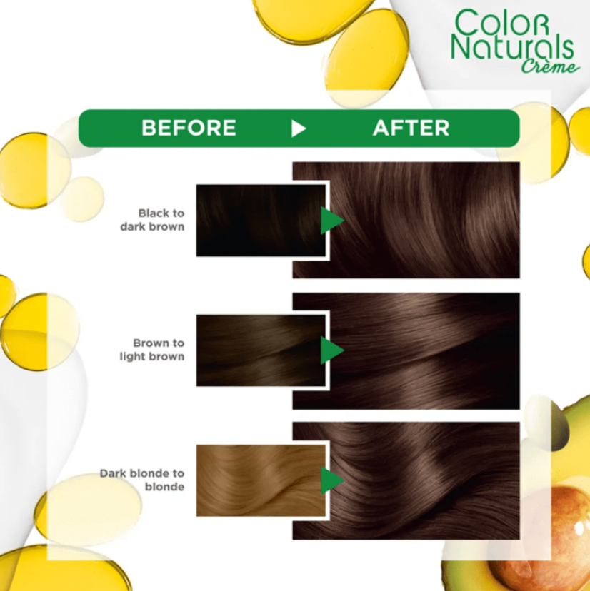 صبغة كولور ناتشرلز كريم من قارنييه – بني فاتح