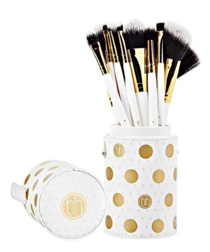 مجموعة فرش دوت كولكشن البيضاء من بي اتش كوزمتكس-11قطع