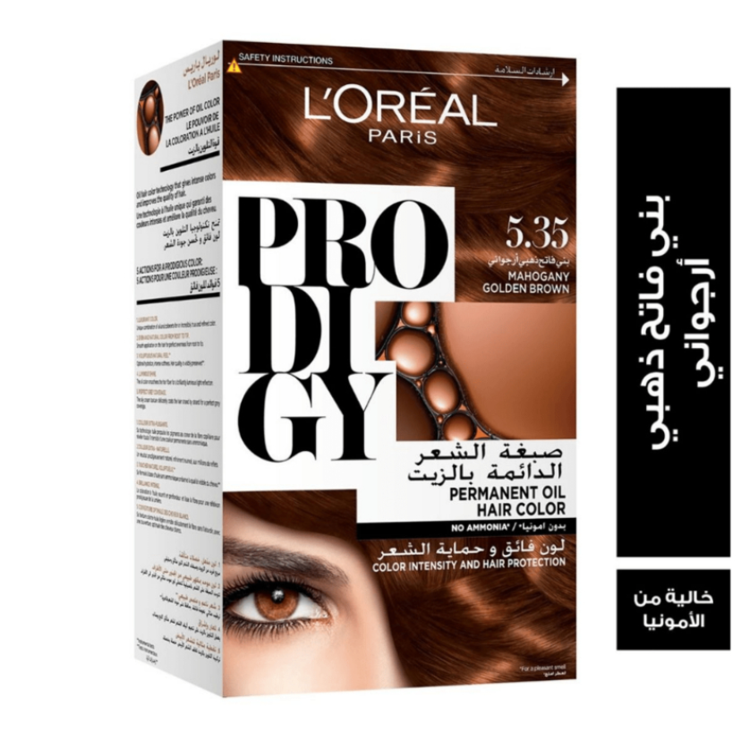 صبغة شعر برودجي من لوريال باريس – بني فاتح ذهبي أرجواني