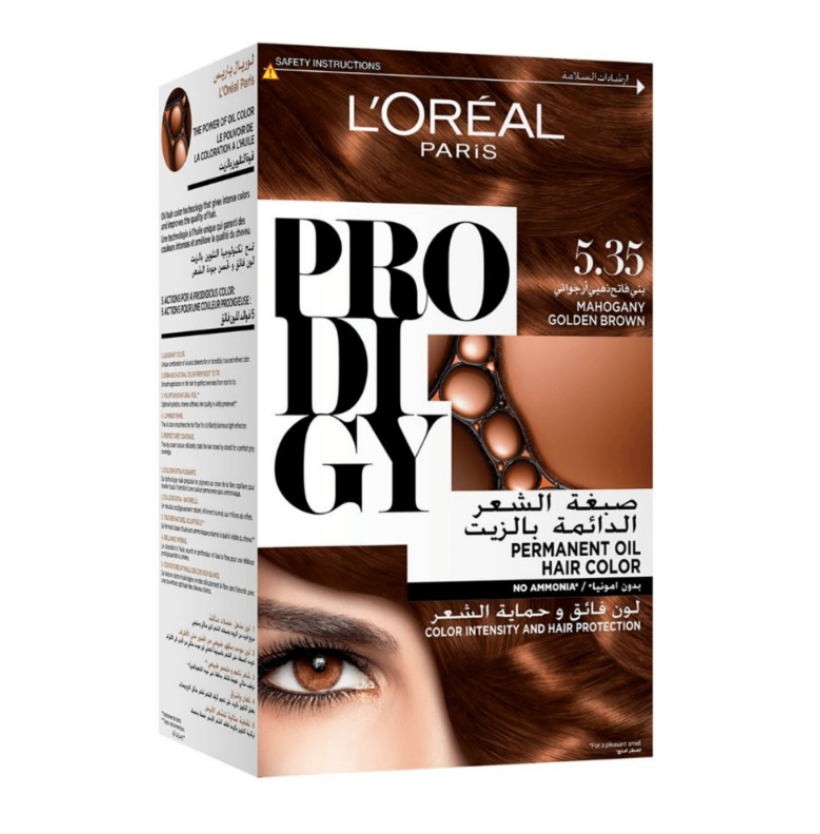 صبغة شعر برودجي من لوريال باريس – بني فاتح ذهبي أرجواني