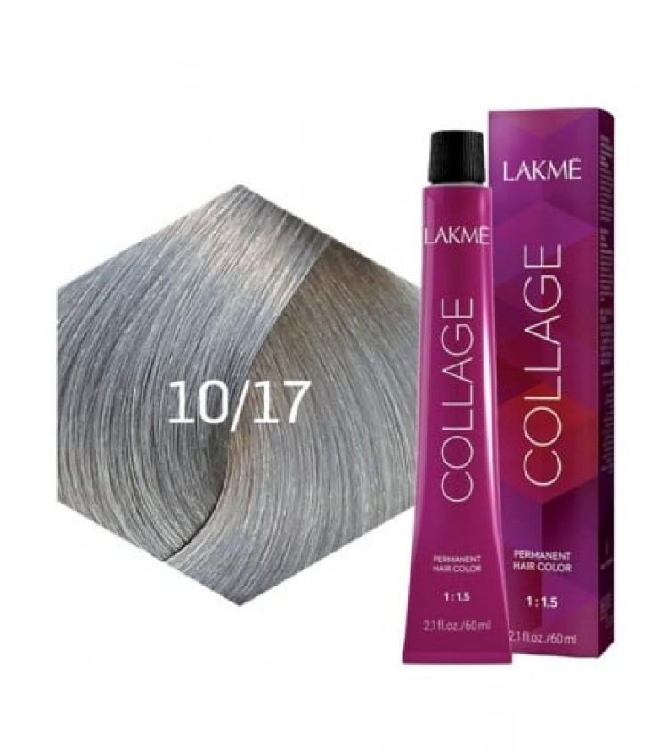 لاكمي صبغة كولاج اشقر بلاتيني رمادي رقم 10/17 -60مل
