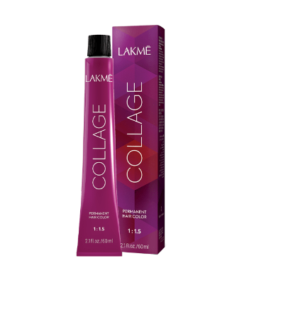 لاكمي كولاج صبغة شعر بصيغة كريم 6/17 أشقر غامق رمادي 60 مل