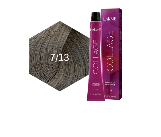 صبغة شعر كولاج من لاكمي 7/13اشقر متوسط بيج60 مل