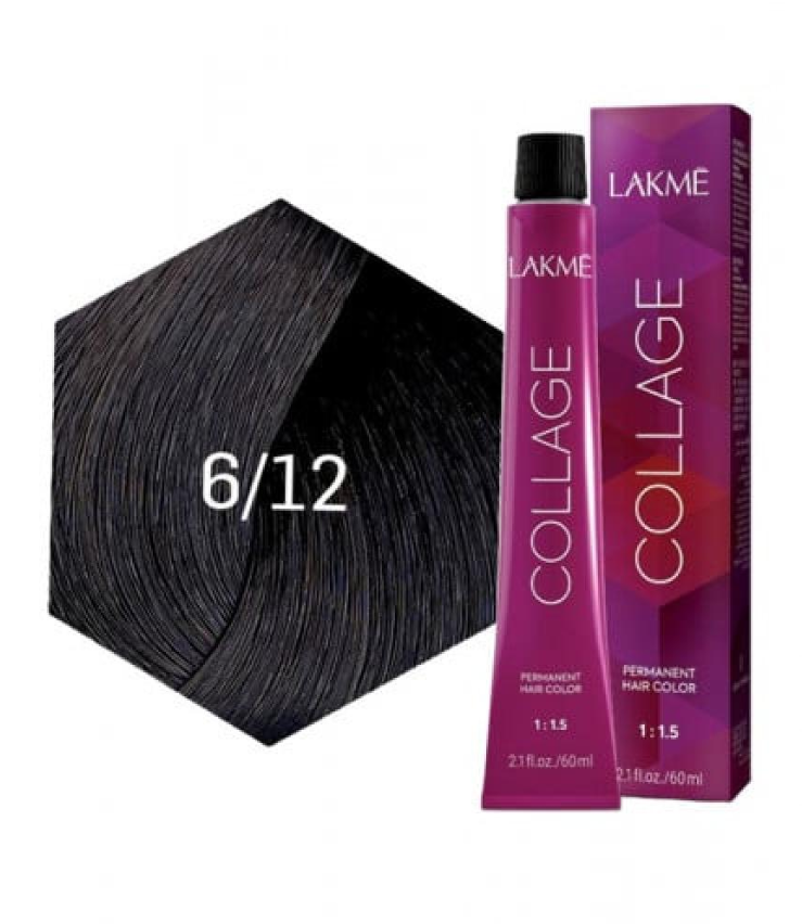 صبغة لاكمي اشقر رمادي غامق بنفسجي 6/12 60مل