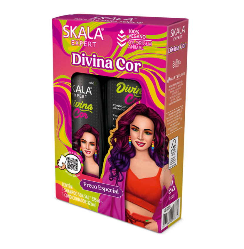 سكالا مجموعة شامبو وبلسم للشعر المصبوغ 325+325 مل