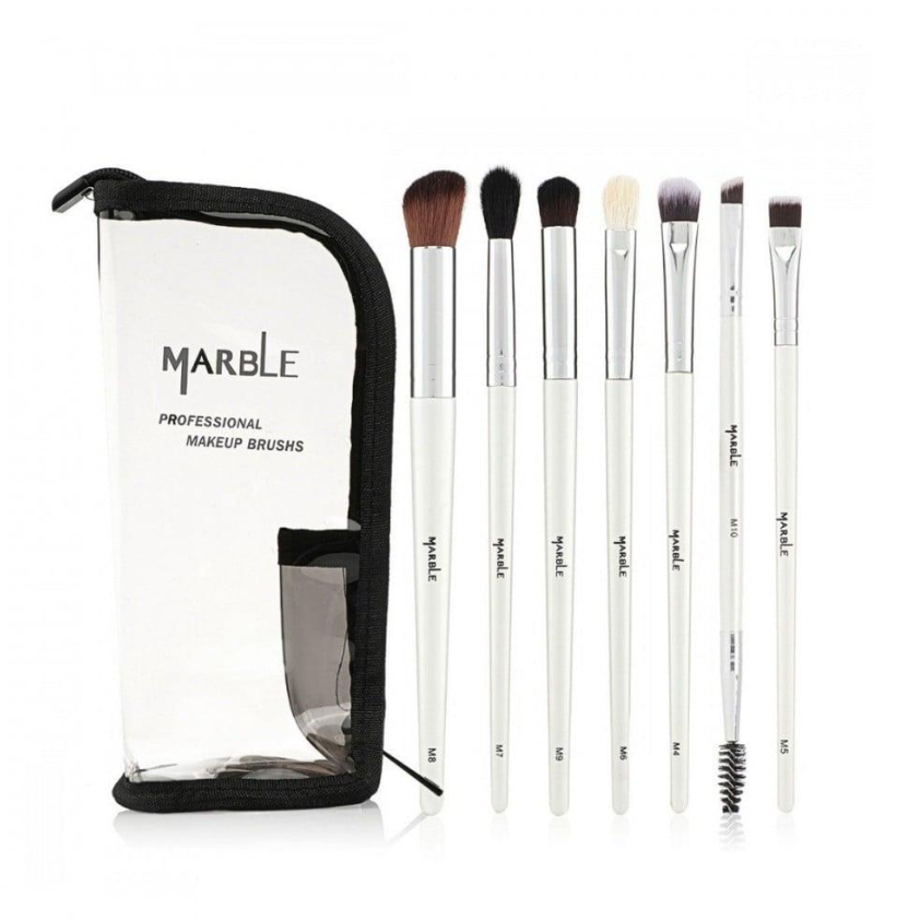 مجموعة فرش للعين والحواجب من ماربل - 7 فرش الاصلي