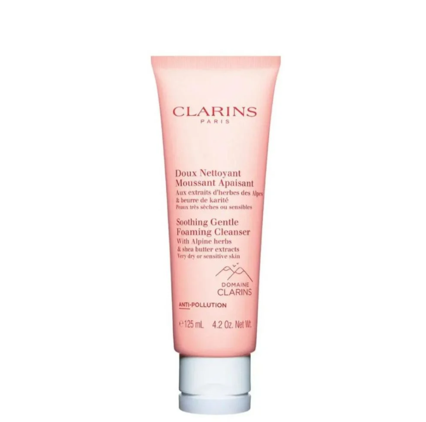 منظف رغوي لطيف ومهدئ للبشرة من كلارنس 125 مل