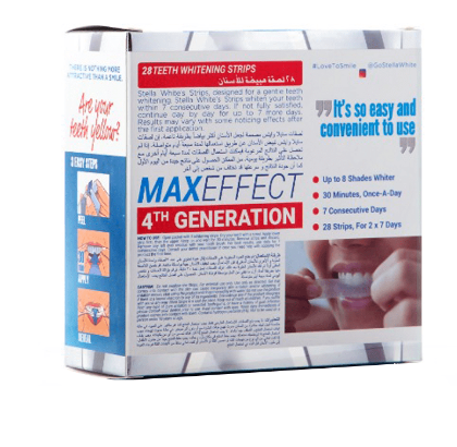 ستيلا وايت شرائط تبييض الأسنان 28 شريحة