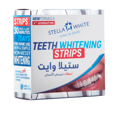 ستيلا وايت شرائط تبييض الأسنان 28 شريحة