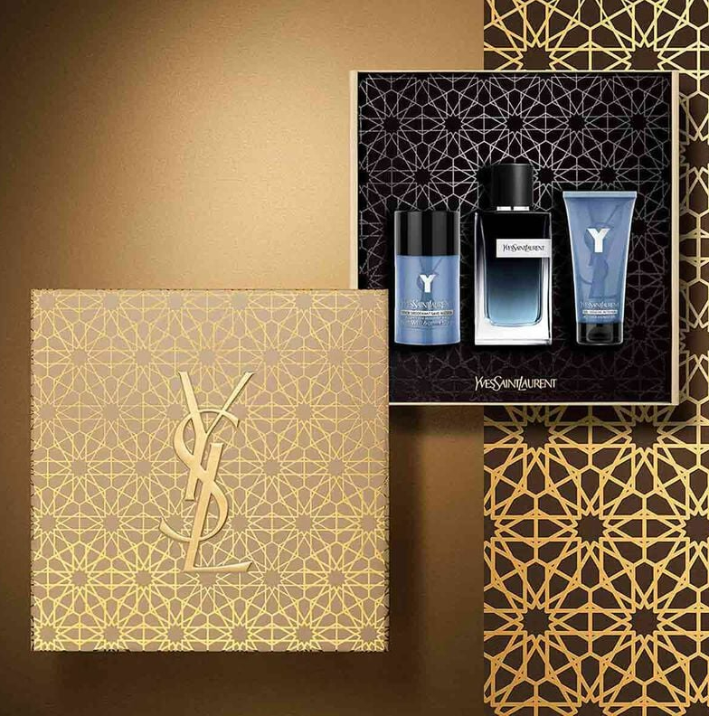 ف سان لوران مجموعة واي (عطر أو دو بارفان 100مل+ جل الاستحمام 50 مل + ديو دورانت ستيك 75 جم)