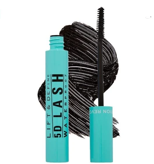 ماسكارا ميك أب ريفوليوشن لرفع وتحديد الرموش 5D المقاومة للماء - سوبر بلاك ماسكارا ميك أب ريفوليوشن لرفع وتحديد الرموش 5D المقاومة للماء - سوبر بلاك