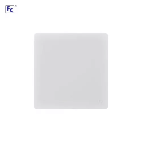 مفتاح دركسيون مفرد ديكور 3*3 ابيض - اف سي 