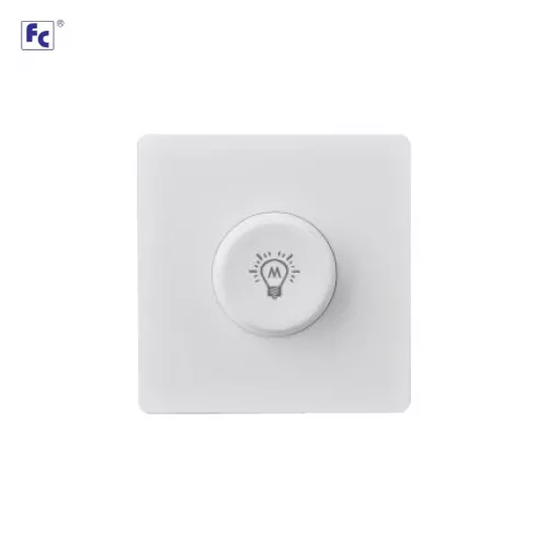 مفتاح ديمر 500 واط 3*3 ابيض - اف سي 