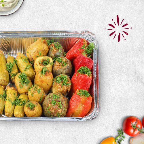 صحن محشي مشكل صغير