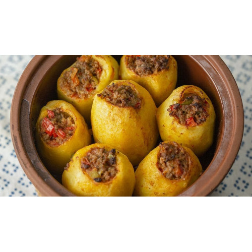 صحن بطاطس محشي