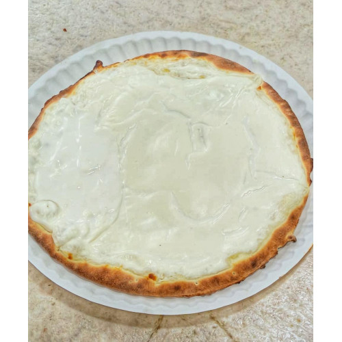 فطيرة لبنة ساده دائره