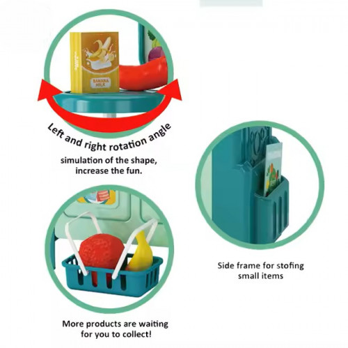 منزل اللعب الممتع - مجموعة معدات السوبرماركت