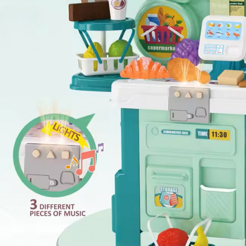 منزل اللعب الممتع - مجموعة معدات السوبرماركت