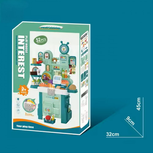 منزل اللعب الممتع - مجموعة معدات السوبرماركت
