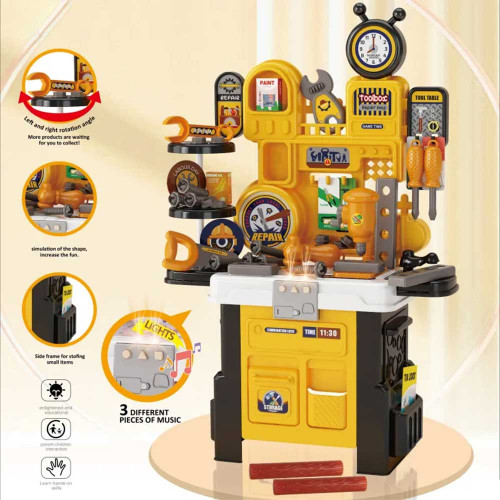 منزل اللعب الممتع -مجموع ادوات ورشة التصليح