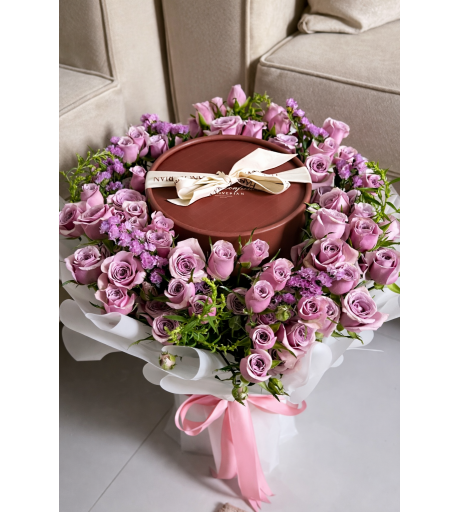 بوكية ورد بيبي روز موف وتشوكليت هنوفيرين مكس براند