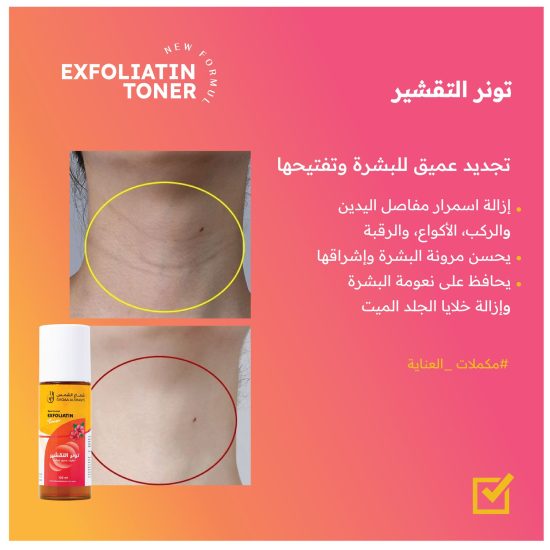 Exfoliating toner